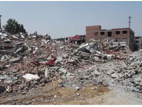 鄭州常莊拆除現(xiàn)場(chǎng)